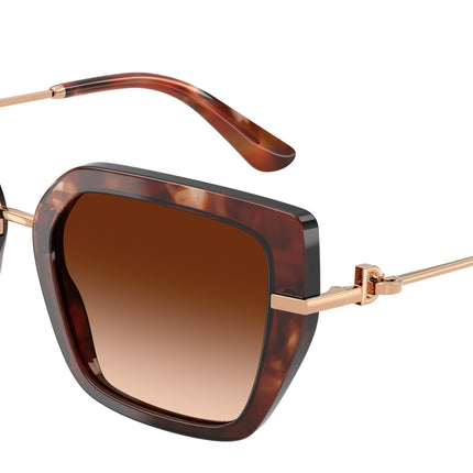 DOLCE & GABBANA DG4474 Butterfly Sunglasses  322274-Havana 53-140-20 - Color Map Tortoise