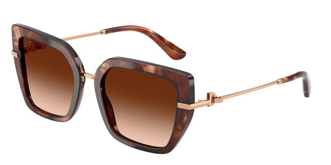 DOLCE & GABBANA DG4474 Butterfly Sunglasses  322274-Havana 53-140-20 - Color Map Tortoise