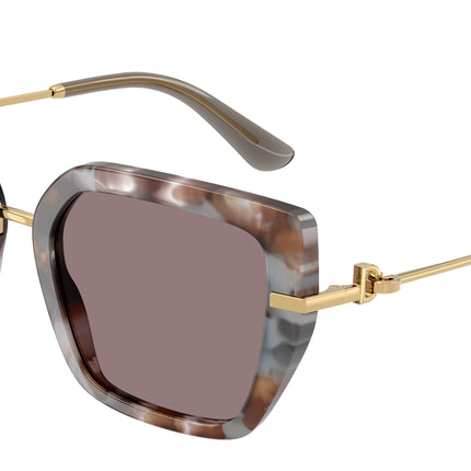 DOLCE & GABBANA DG4474 Butterfly Sunglasses  34457N-Havana Grey 53-140-20 - Color Map Tortoise