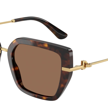 DOLCE & GABBANA DG4474 Butterfly Sunglasses  502/73-Havana 53-140-20 - Color Map Tortoise