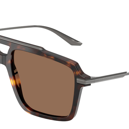 DOLCE & GABBANA DG4477 Pilot Sunglasses  502/73-Havana 56-145-17 - Color Map Tortoise