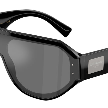 DOLCE & GABBANA DG4481 Pilot Sunglasses  501/6G-Black 0-140-147 - Color Map Black