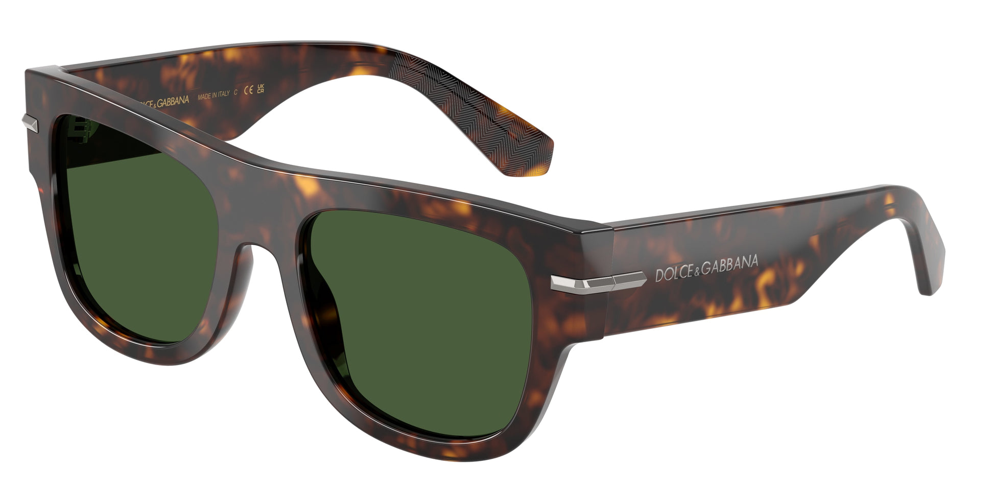DOLCE & GABBANA DG4484 Square Sunglasses  502/71-Havana 54-145-20 - Color Map Tortoise