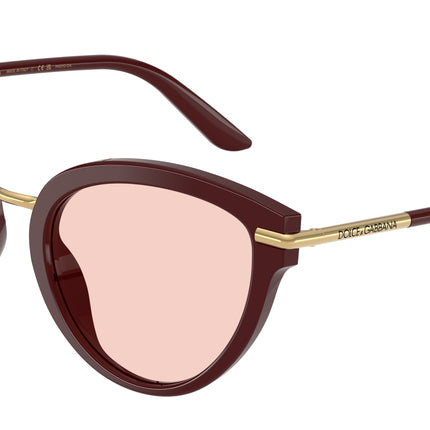 DOLCE & GABBANA DG4492 Butterfly Sunglasses  3091P5-Bordeaux 55-145-21 - Color Map Red