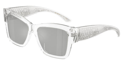 DOLCE & GABBANA DG4493 Square Sunglasses  31338V-Crystal 55-145-17 - Color Map Transparent