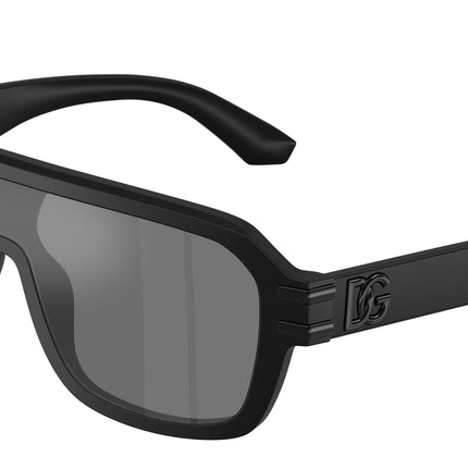 DOLCE & GABBANA DG4507 Pilot Sunglasses  25256G-Matte Black 0-145-127 - Color Map Black