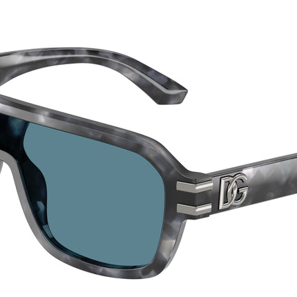 DOLCE & GABBANA DG4507 Pilot Sunglasses  3445/1-Grey Havana 0-145-127 - Color Map Tortoise