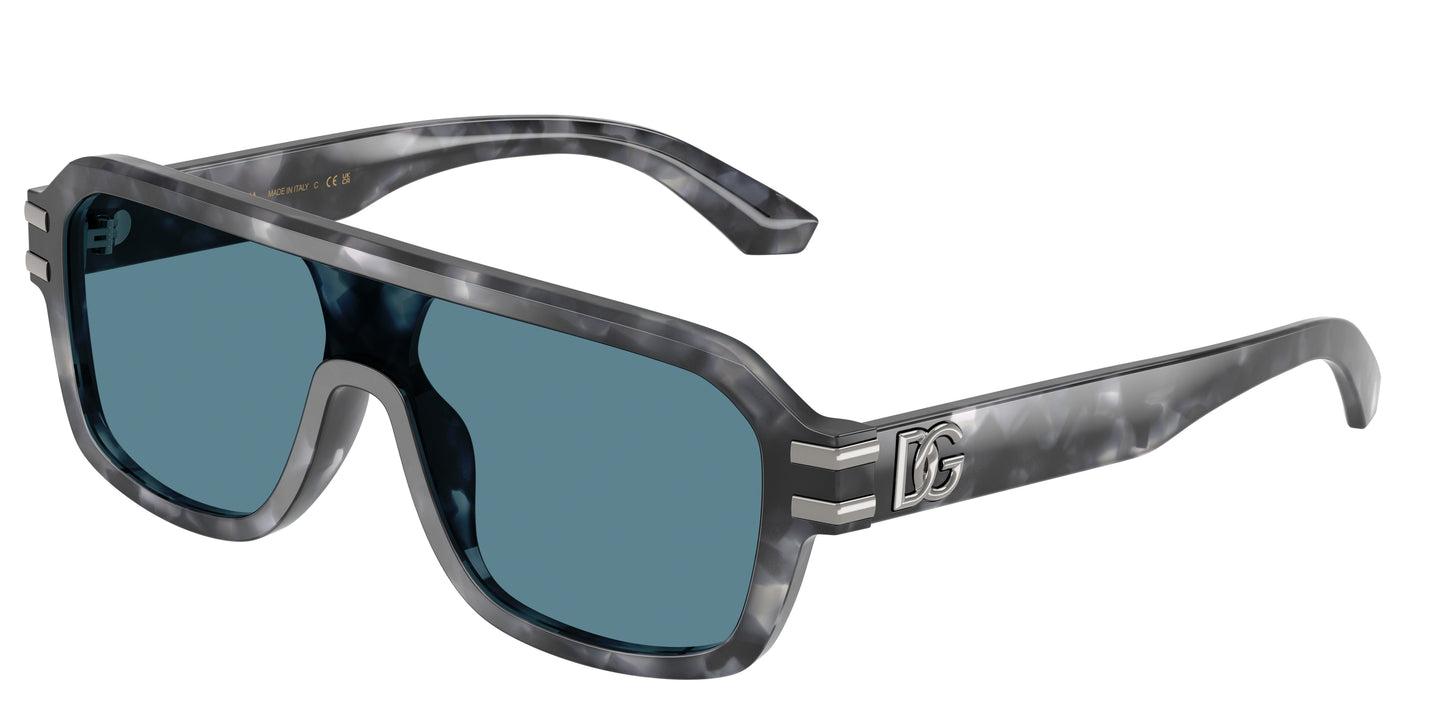DOLCE & GABBANA DG4507 Pilot Sunglasses  3445/1-Grey Havana 0-145-127 - Color Map Tortoise