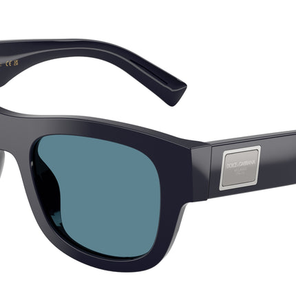 DOLCE & GABBANA DG4509 Square Sunglasses  309480-Blue 52-140-21 - Color Map Blue