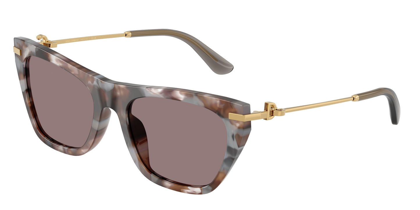 DOLCE & GABBANA DG4511 Square Sunglasses  34457N-Havana Grey 55-140-19 - Color Map Tortoise