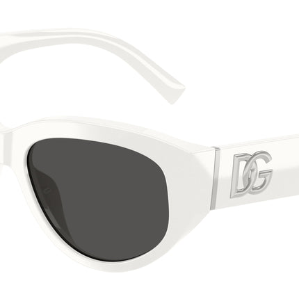 DOLCE & GABBANA DG4514 Cat Eye Sunglasses  331287-White 55-145-17 - Color Map White