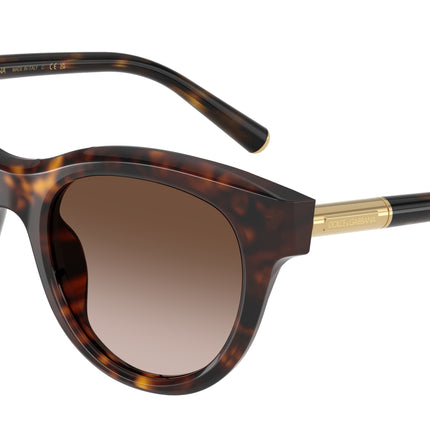 DOLCE & GABBANA DG4518 Phantos Sunglasses  502/13-Havana 52-145-21 - Color Map Tortoise