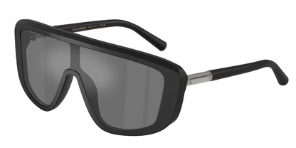 DOLCE & GABBANA DG4520 Rectangle Sunglasses  25256G-Matte Black 0-140-128 - Color Map Black