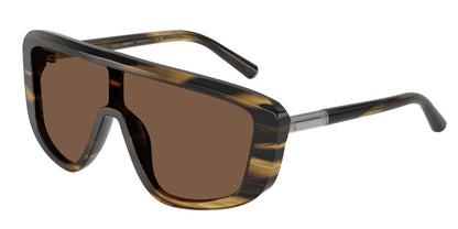 DOLCE & GABBANA DG4520 Rectangle Sunglasses  306373-Striped Brown 0-140-128 - Color Map Tortoise