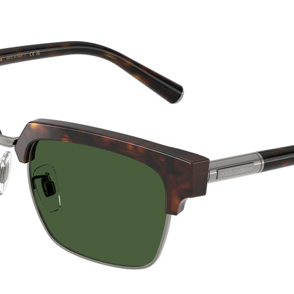 DOLCE & GABBANA DG4522 Square Sunglasses  502/71-Havana 54-145-18 - Color Map Tortoise