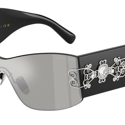 DOLCE & GABBANA DG4526B Cat Eye Sunglasses  501/6G-Black 0-145-142 - Color Map Black