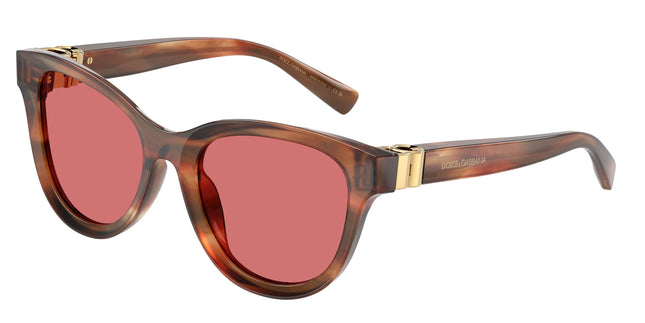 DOLCE & GABBANA DG4533 Phantos Sunglasses  322175-Striped Brown 54-140-20 - Color Map Tortoise