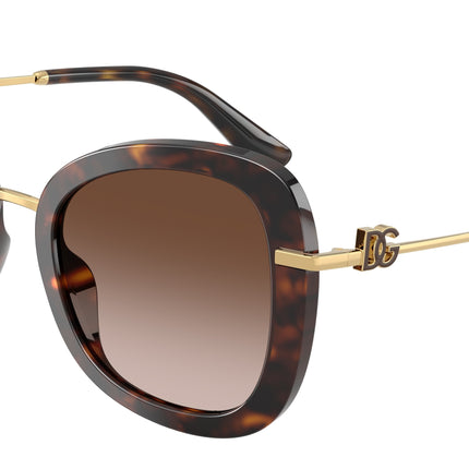 DOLCE & GABBANA DG4535 Butterfly Sunglasses  502/13-Havana 53-145-21 - Color Map Tortoise
