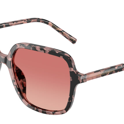 DOLCE & GABBANA DG4539 Square Sunglasses  3476A5-Pink Havana 55-145-17 - Color Map Tortoise