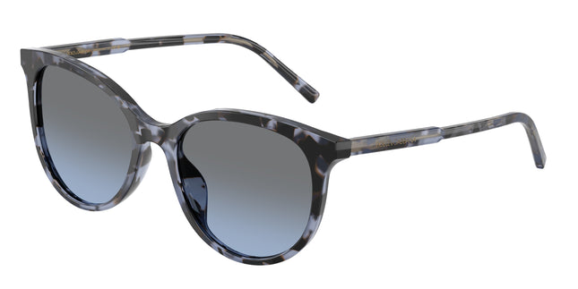 DOLCE & GABBANA DG4540 Phantos Sunglasses  34438F-Blue Havana 55-145-18 - Color Map Blue