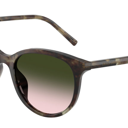 DOLCE & GABBANA DG4540 Phantos Sunglasses  34782C-Green Havana 55-145-18 - Color Map Green