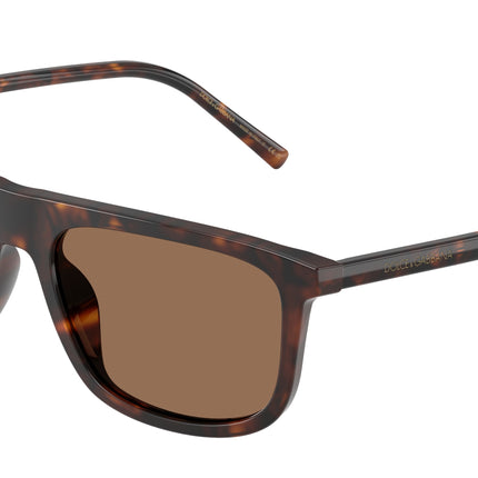 DOLCE & GABBANA DG4542 Square Sunglasses  502/73-Havana 56-145-18 - Color Map Tortoise