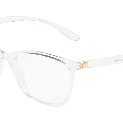 DOLCE & GABBANA DG5026 Rectangle Eyeglasses  3133-Crystal 54-140-17 - Color Map Transparent