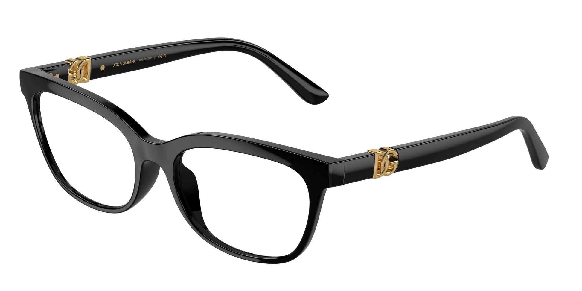 DOLCE & GABBANA DG5106U Butterfly Eyeglasses  501-Black 54-145-17 - Color Map Black