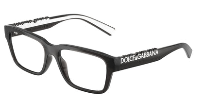DOLCE & GABBANA DG5112 Rectangle Eyeglasses  3160-Transparent Dark Grey 55-145-17 - Color Map Grey