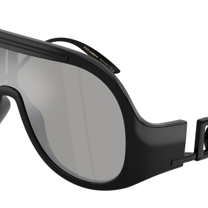 DOLCE & GABBANA DG6202 Pilot Sunglasses  501/6G-Black 0-115-128 - Color Map Black