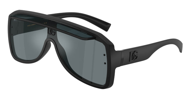 DOLCE & GABBANA DG6205 Pilot Sunglasses  25256G-Matte Black 0-145-137 - Color Map Black