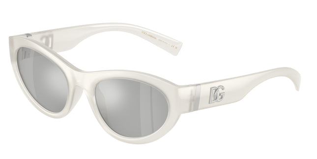 DOLCE & GABBANA DG6207 Cat Eye Sunglasses  30398V-Milky White 54-145-20 - Color Map White