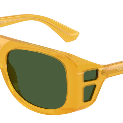 DOLCE & GABBANA DG6208 Pilot Sunglasses  652/71-Opal Honey 54-130-18 - Color Map Tortoise