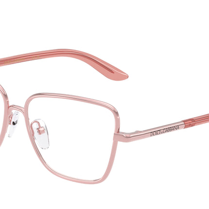 Dolce & Gabbana Kids DX1102 Butterfly Eyeglasses  1361-Rose 50-130-13 - Color Map Pink