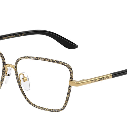 Dolce & Gabbana Kids DX1102 Butterfly Eyeglasses  1364-Gold/Leo 50-130-13 - Color Map Gold