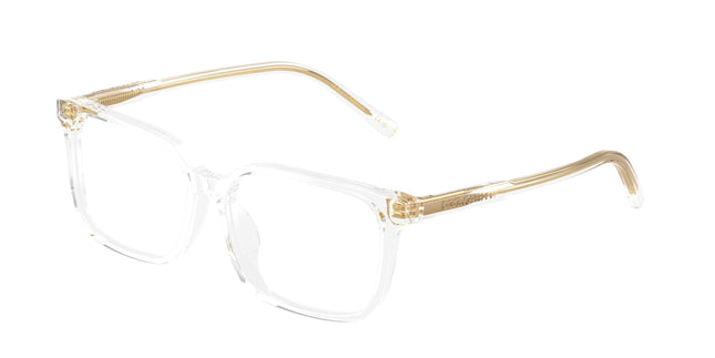 Dolce & Gabbana Kids DX3003 Square Eyeglasses  3133-Crystal 51-130-13 - Color Map Transparent
