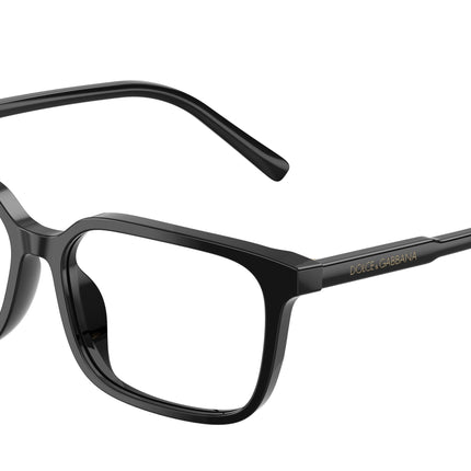 Dolce & Gabbana Kids DX3003 Square Eyeglasses  501-Black 51-130-13 - Color Map Black