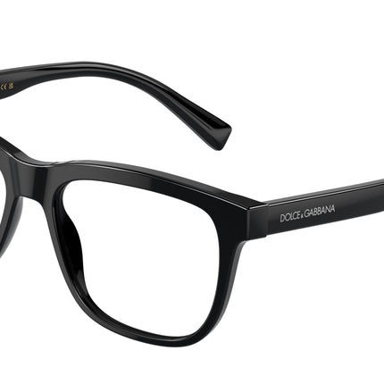 Dolce & Gabbana Kids DX3356 Rectangle Eyeglasses  501-Black 51-130-15 - Color Map Black