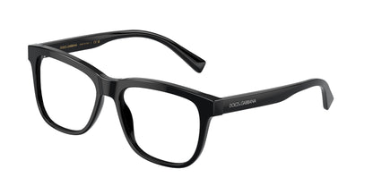 Dolce & Gabbana Kids DX3356 Rectangle Eyeglasses  501-Black 51-130-15 - Color Map Black