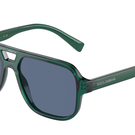 Dolce & Gabbana Kids DX4003 Pilot Sunglasses  300880-Green 50-130-14 - Color Map Green