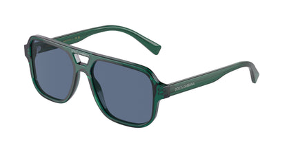 Dolce & Gabbana Kids DX4003 Pilot Sunglasses  300880-Green 50-130-14 - Color Map Green