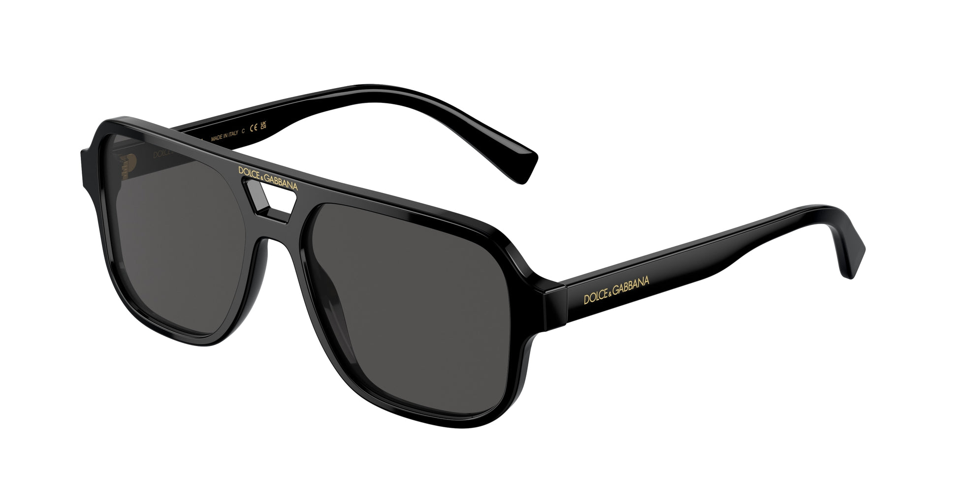 Dolce & Gabbana Kids DX4003 Pilot Sunglasses  335587-Black 50-130-14 - Color Map Black