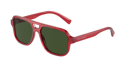 Dolce & Gabbana Kids DX4003 Pilot Sunglasses  340971-Red 50-130-14 - Color Map Red