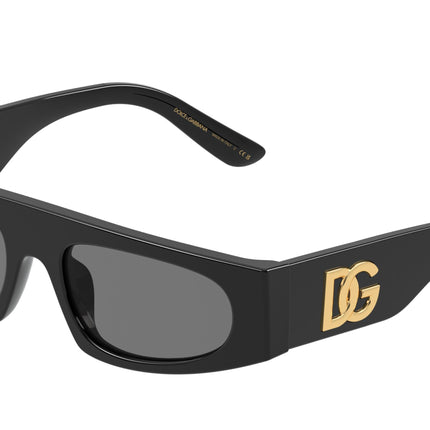Dolce & Gabbana Kids DX4004 Rectangle Sunglasses  501/87-Black 47-130-16 - Color Map Black