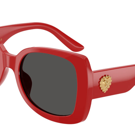 Dolce & Gabbana Kids DX4012 Butterfly Sunglasses  308887-Full Red 50-130-17 - Color Map Red