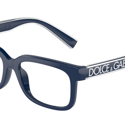 Dolce & Gabbana Kids DX5002 Rectangle Eyeglasses  3094-Blue 49-130-15 - Color Map Blue