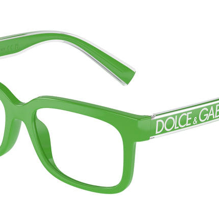 Dolce & Gabbana Kids DX5002 Rectangle Eyeglasses  3311-Green 49-130-15 - Color Map Green