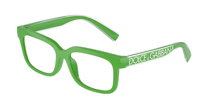 Dolce & Gabbana Kids DX5002 Rectangle Eyeglasses  3311-Green 49-130-15 - Color Map Green