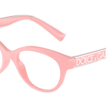 Dolce & Gabbana Kids DX5003 Phantos Eyeglasses  3098-Pink 48-130-17 - Color Map Pink