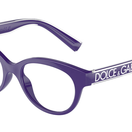 Dolce & Gabbana Kids DX5003 Phantos Eyeglasses  3335-Purple 48-130-17 - Color Map Violet
